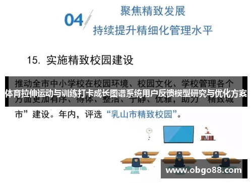 体育拉伸运动与训练打卡成长图谱系统用户反馈模型研究与优化方案
